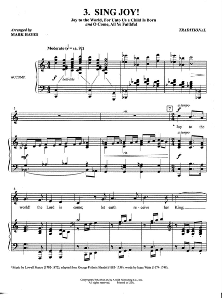 Mark Hayes Vocal Solo Collection: 10 Christmas Songs for Solo Voice - Medium Low (Book/CD) Medium Voice scores gallery preview page 4
