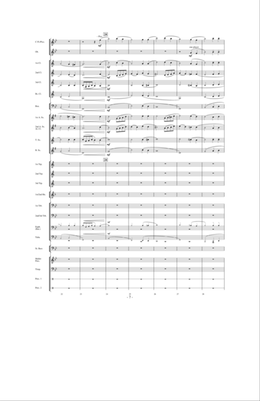 Flight of Valor Concert Band scores gallery preview page 6
