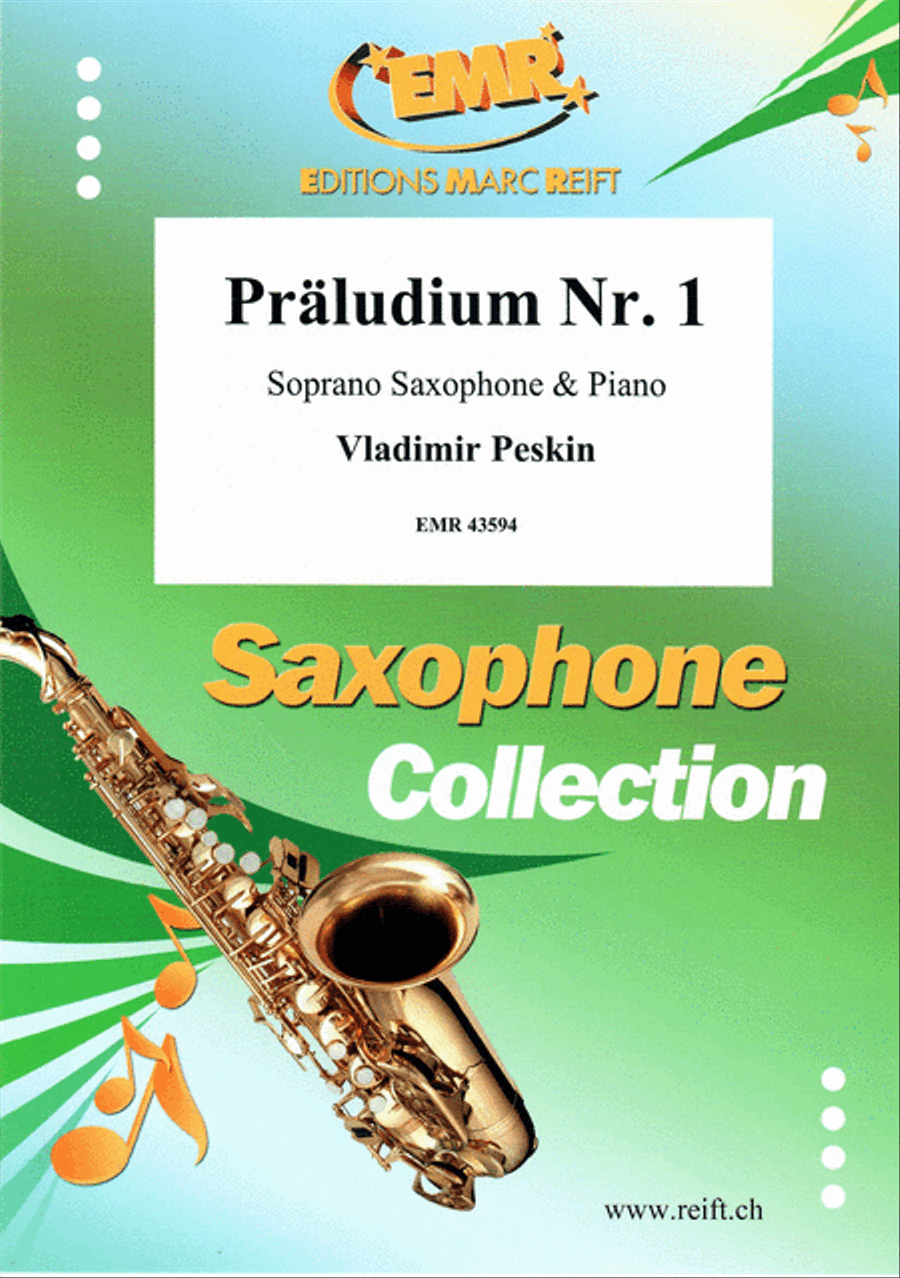Praludium No. 1 Soprano Saxophone scores gallery preview page 1