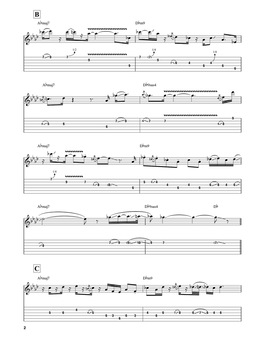 Up 'N' At 'Em Electric Guitar scores gallery preview page 2