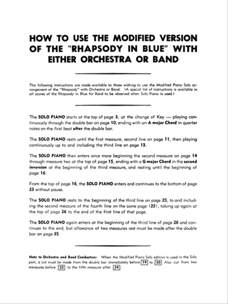 Rhapsody in Blue Small Ensemble scores gallery preview page 2