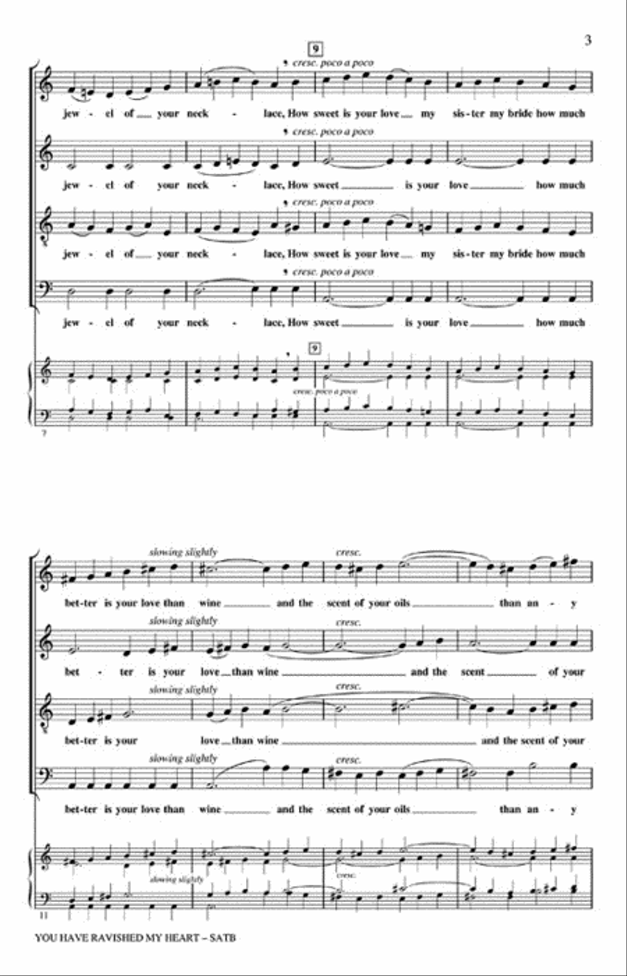 <br>Sheet music extract