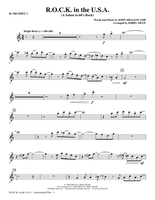 R.O.C.K. In The U.S.A. (A Salute To 60's Rock) - Bb Trumpet 1