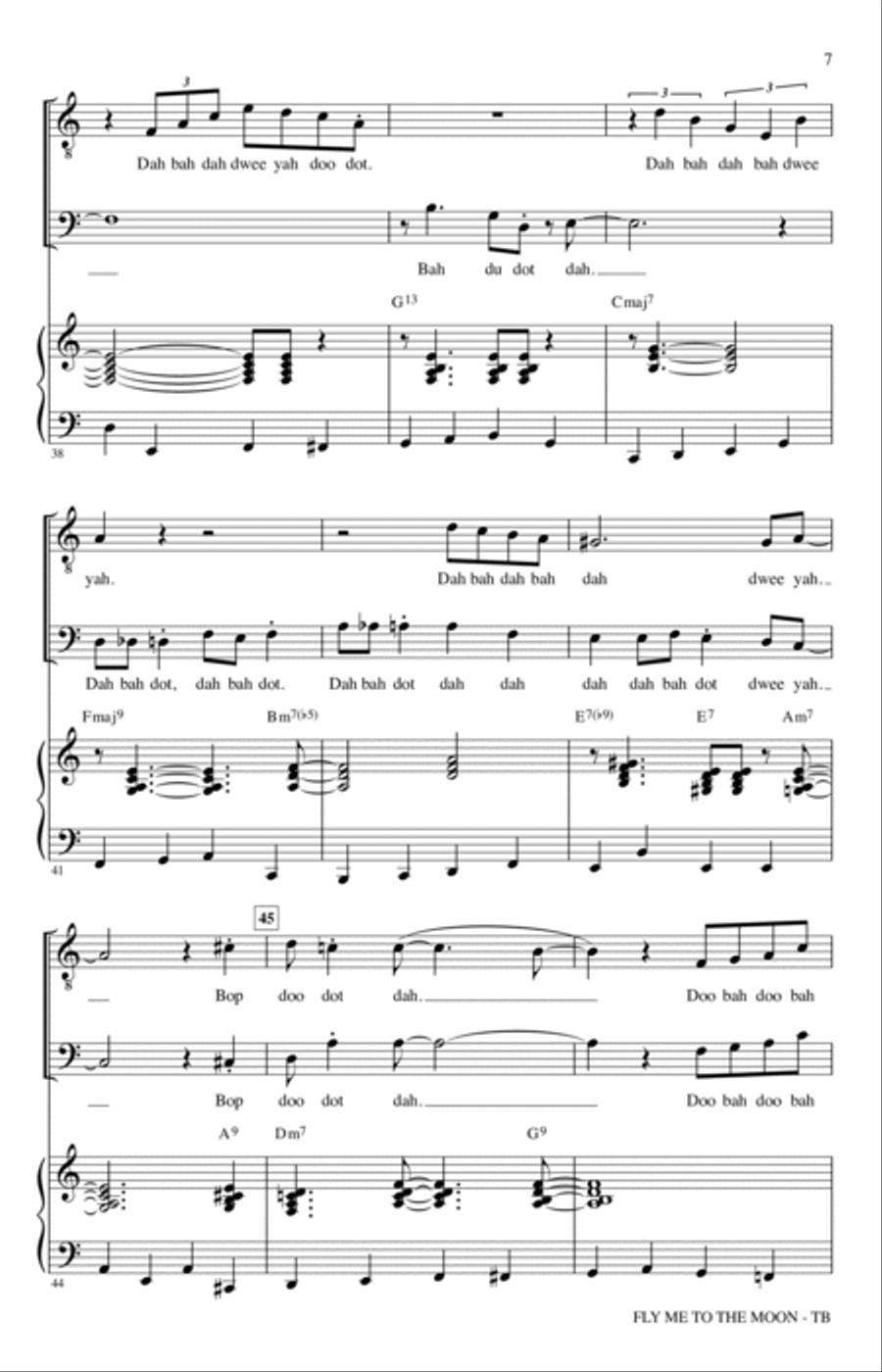 Fly Me To The Moon (In Other Words) (arr. Roger Emerson) TB scores gallery preview page 5