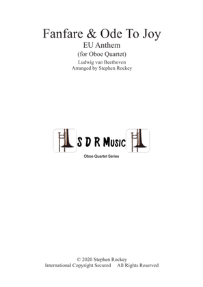Book cover for Fanfare and Ode To Joy for Oboe Quartet