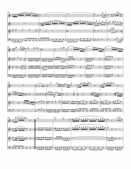 Divertimento, K.136 (arrangement for 4 recorders)