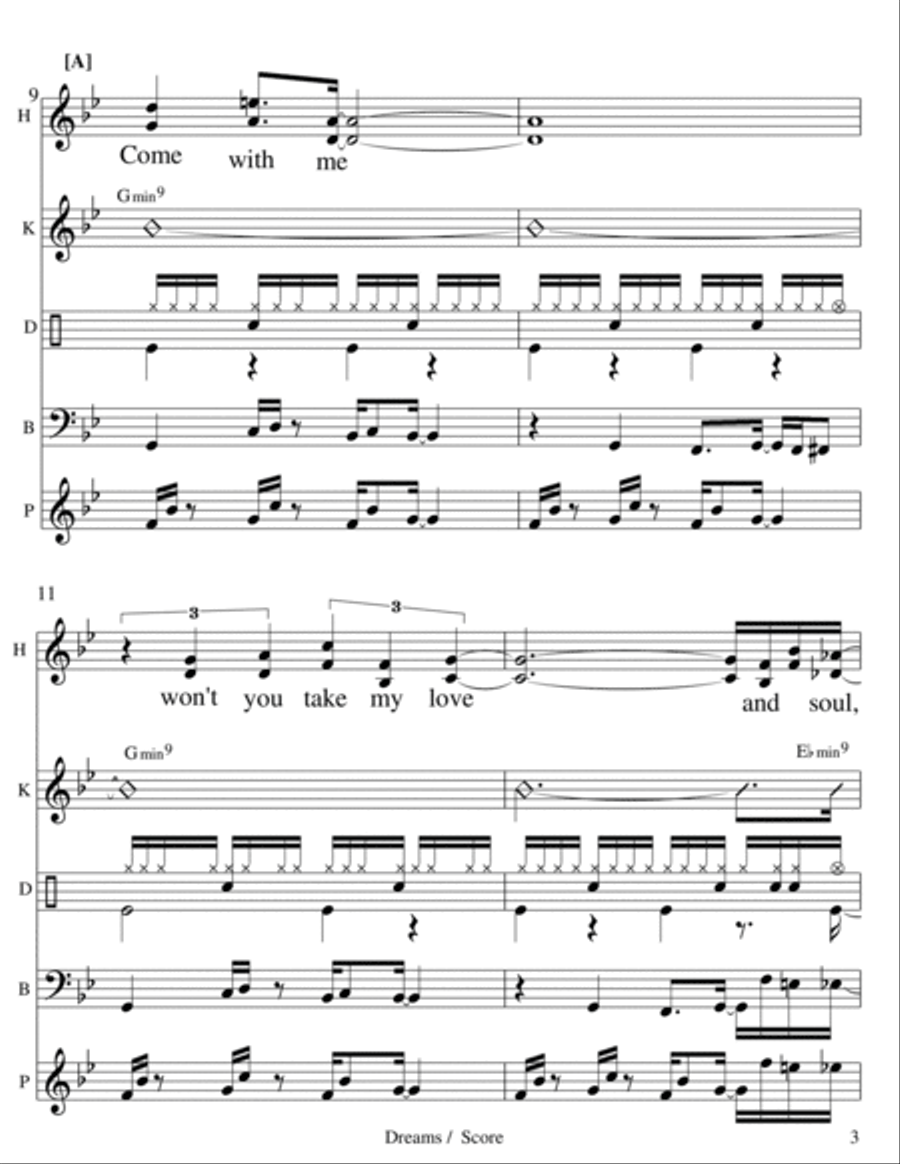 Dreams Trumpet scores gallery preview page 4