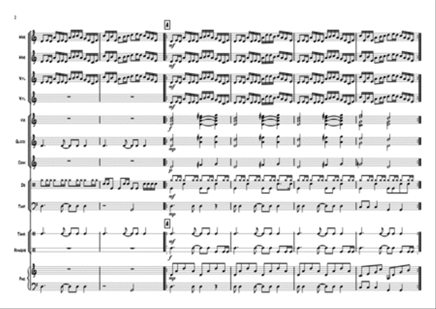 Toss The Feathers Orff Instrument scores gallery preview page 2