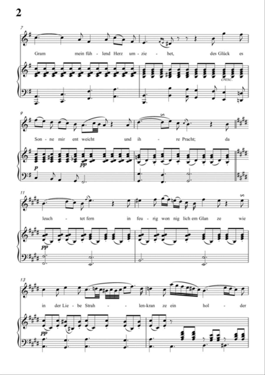 Schubert-Blondel zu Marien in e minor,for Vocal and Piano Voice scores gallery preview page 3