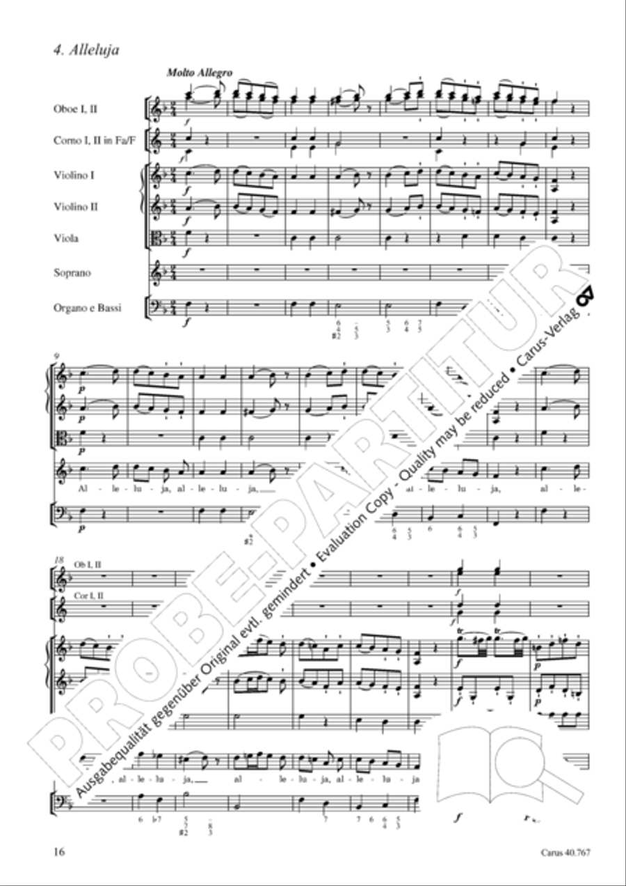 Exsultate, jubilate Bassoon scores gallery preview page 25
