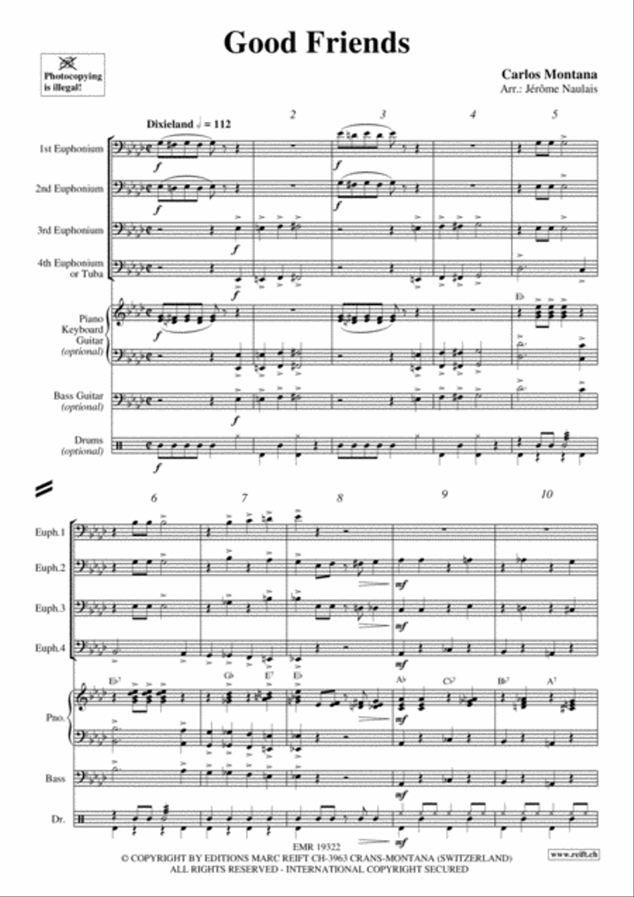 Good Friends Euphonium Quartet scores gallery preview page 3