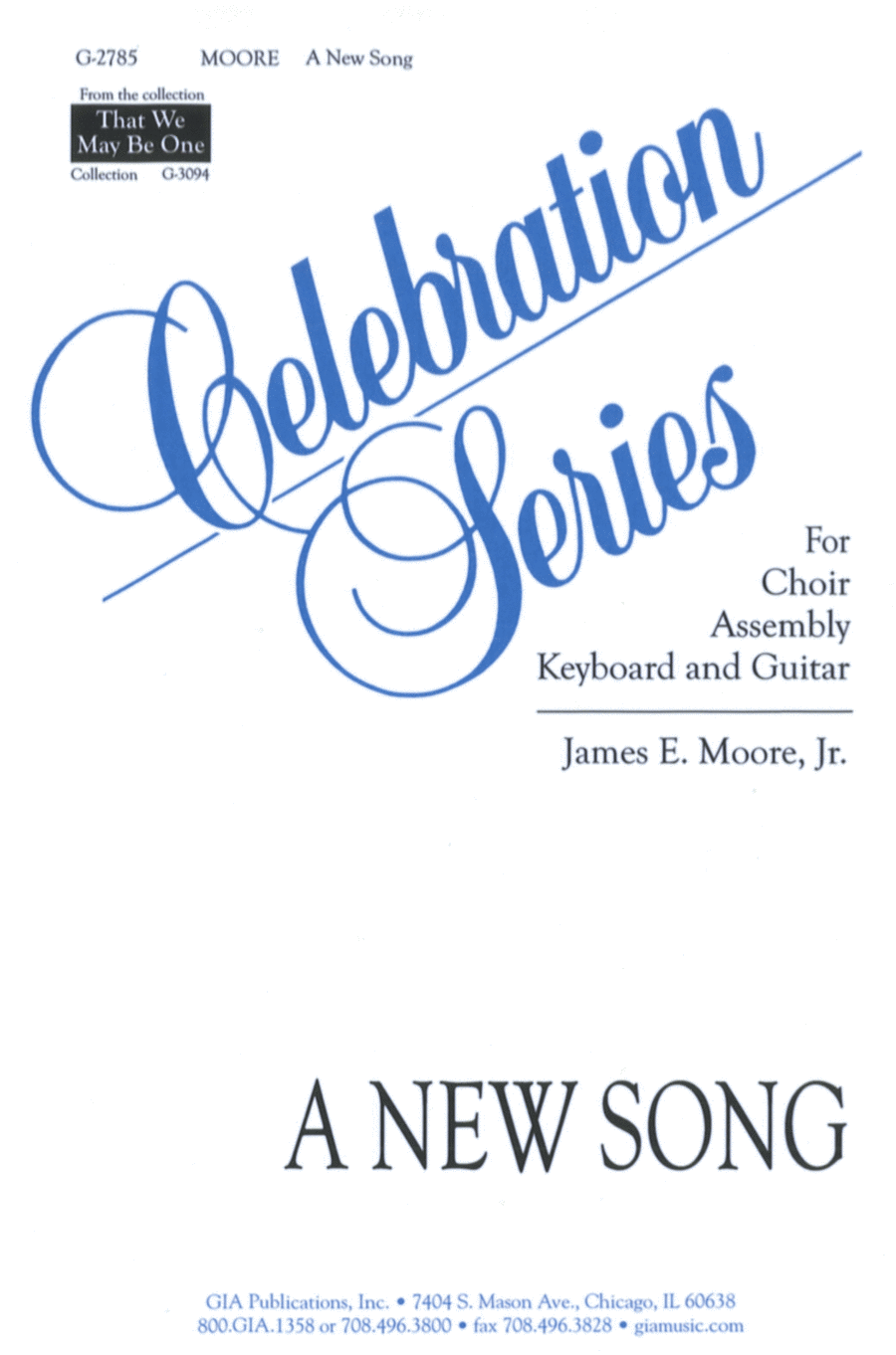 A New Song A New Song 4-Part scores gallery preview page 1