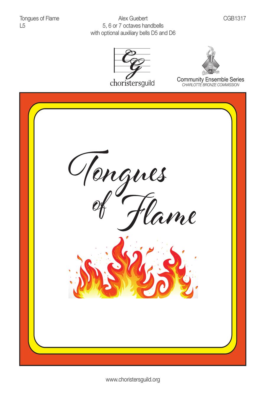 Tongues of Flame Handbell Choir scores gallery preview page 1