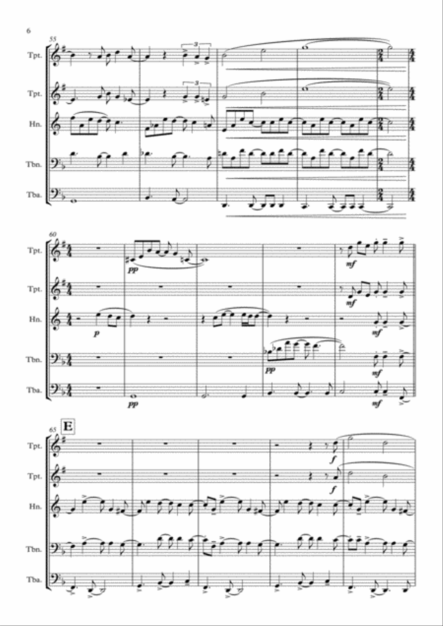 Everything Brass Ensemble scores gallery preview page 6