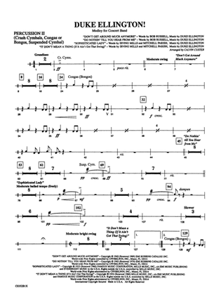Duke Ellington! (Medley for Concert Band): 2nd Percussion