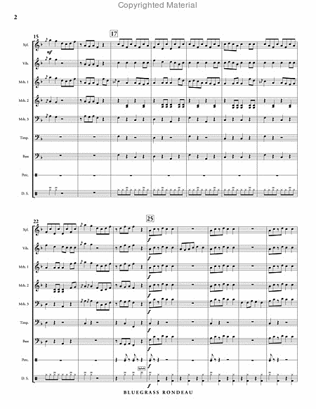 Bluegrass Rondeau (score & parts) image number null
