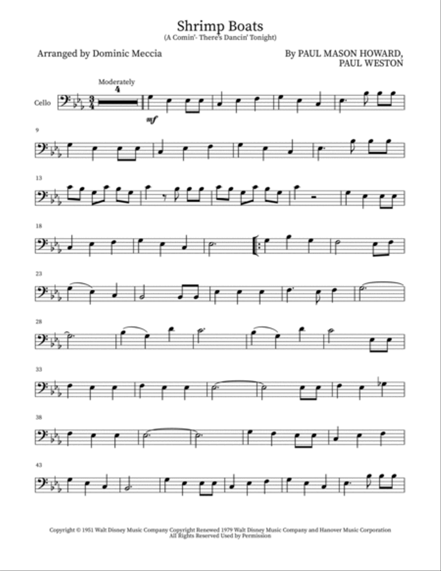 Shrimp Boats String Duet scores gallery preview page 5