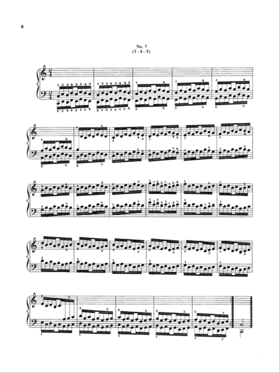 Hanon: The Virtuoso Pianist (Complete) Piano Solo scores gallery preview page 1