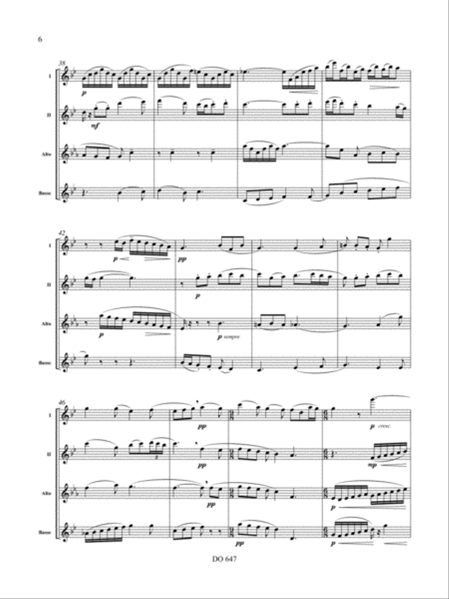 My Sweetheart My Sweetheart Flute Quartet scores gallery preview page 6