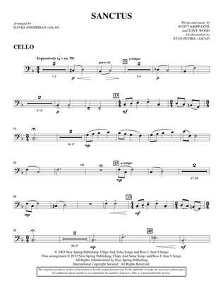 Sanctus - Cello