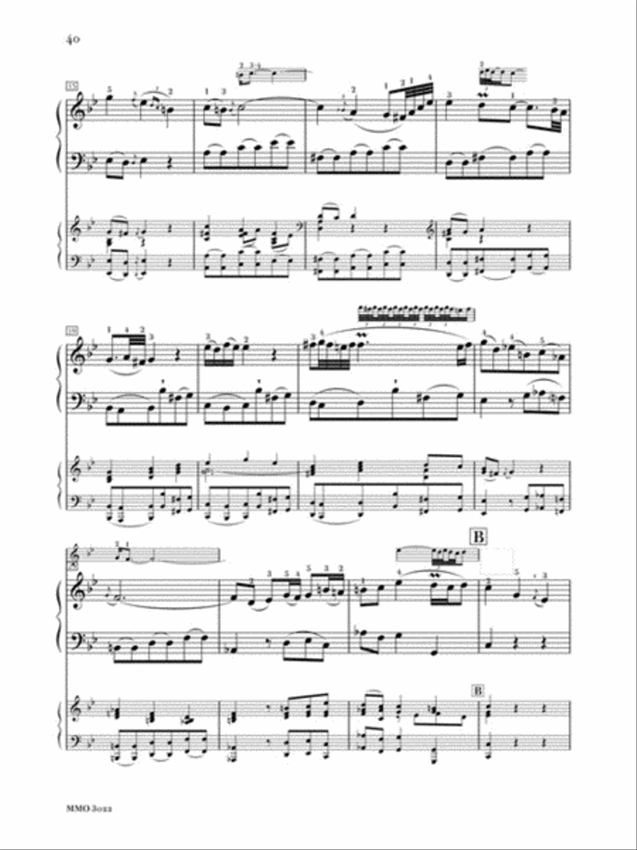 J.S. Bach – Concerto in D Minor, BMV1052 Piano Solo scores gallery preview page 4