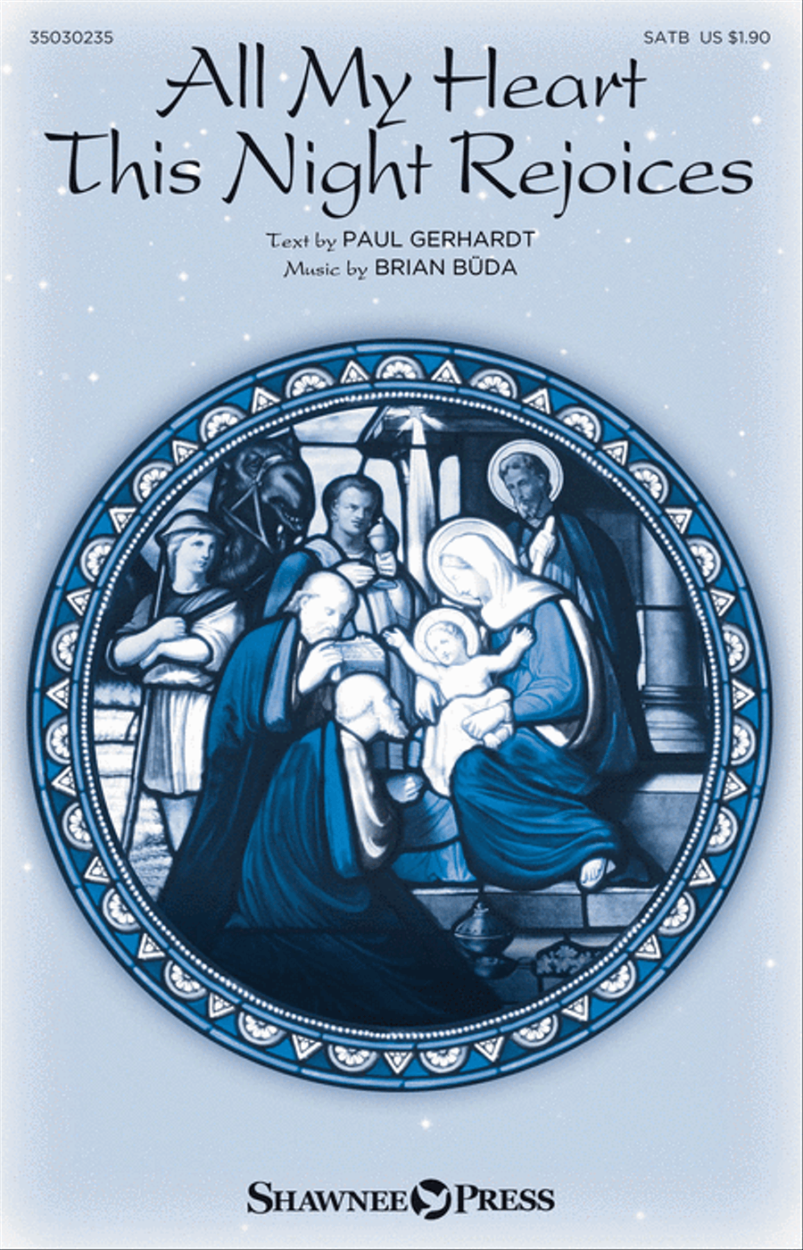 All My Heart This Night Rejoices 4-Part scores gallery preview page 1