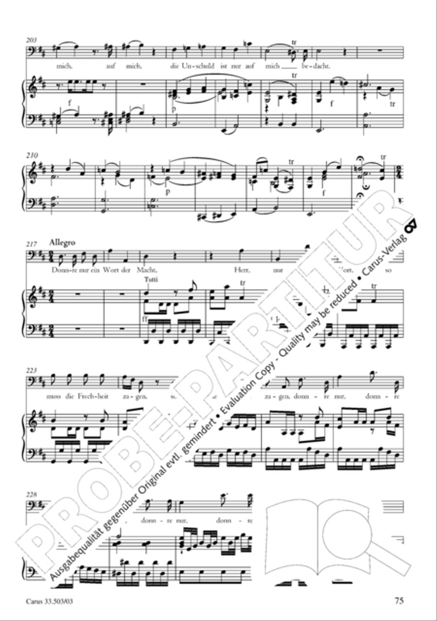 Passion according to St. Matthew (Passions-Musik nach dem Evangelisten Matthaus) SSATB scores gallery preview page 76