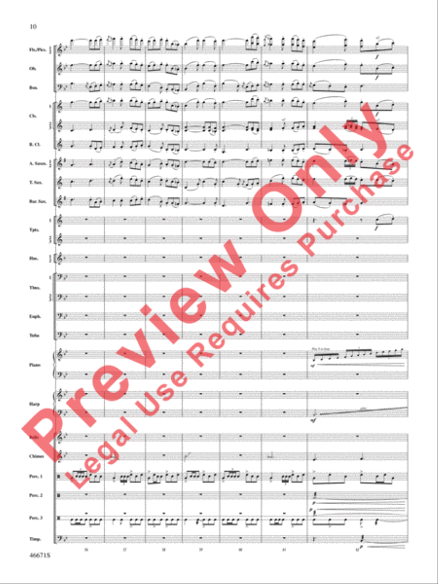 Celtic Wedding Concert Band scores gallery preview page 11