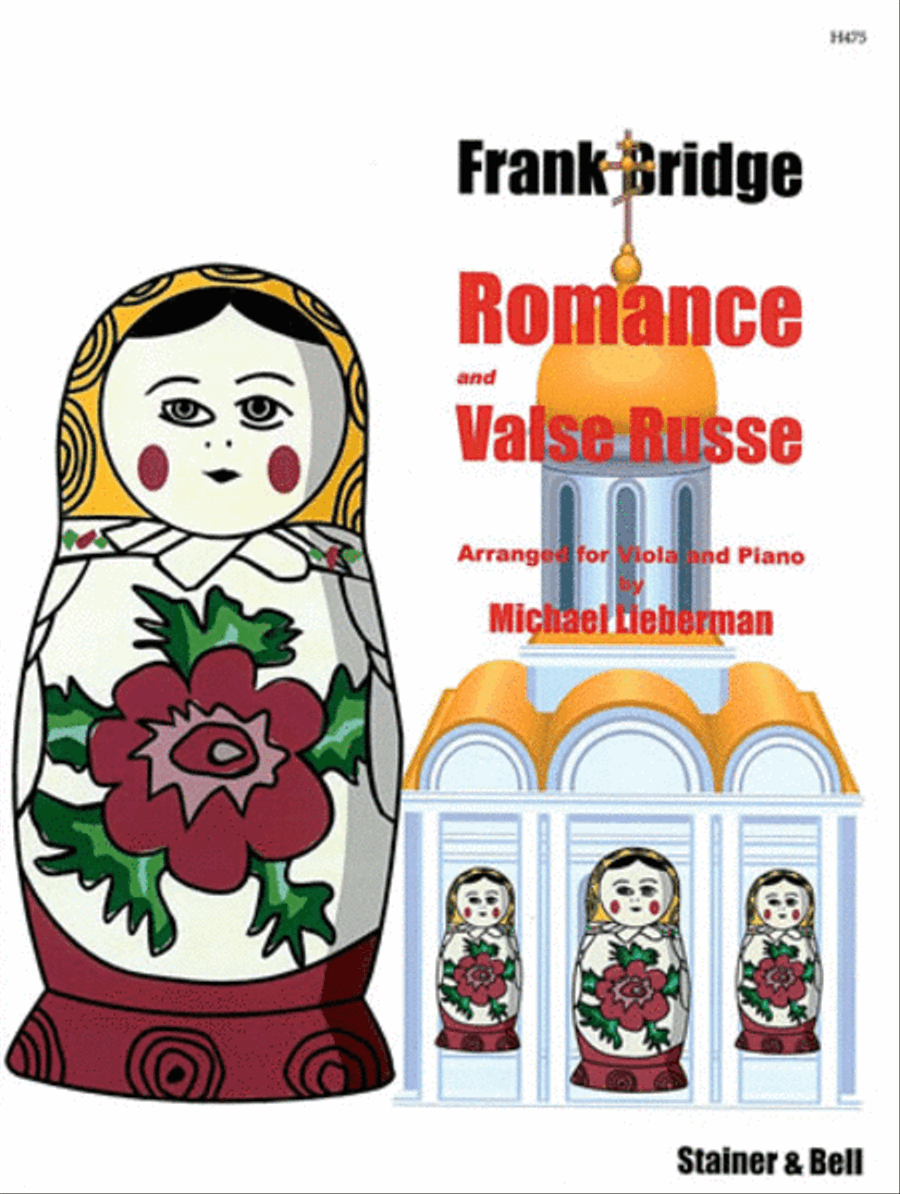 Romance and Valse Russe. Vla & Pf Piano Accompaniment scores gallery preview page 1