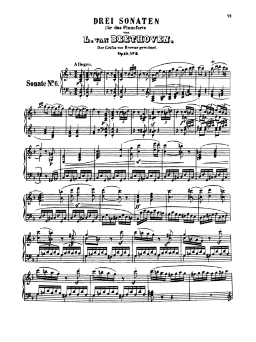 Beethoven: Sonatas (Urtext), Volume IA Piano Solo scores gallery preview page 1