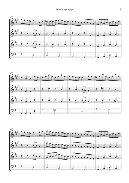 Sailor's Hornpipe - arranged for brass quartet image number null