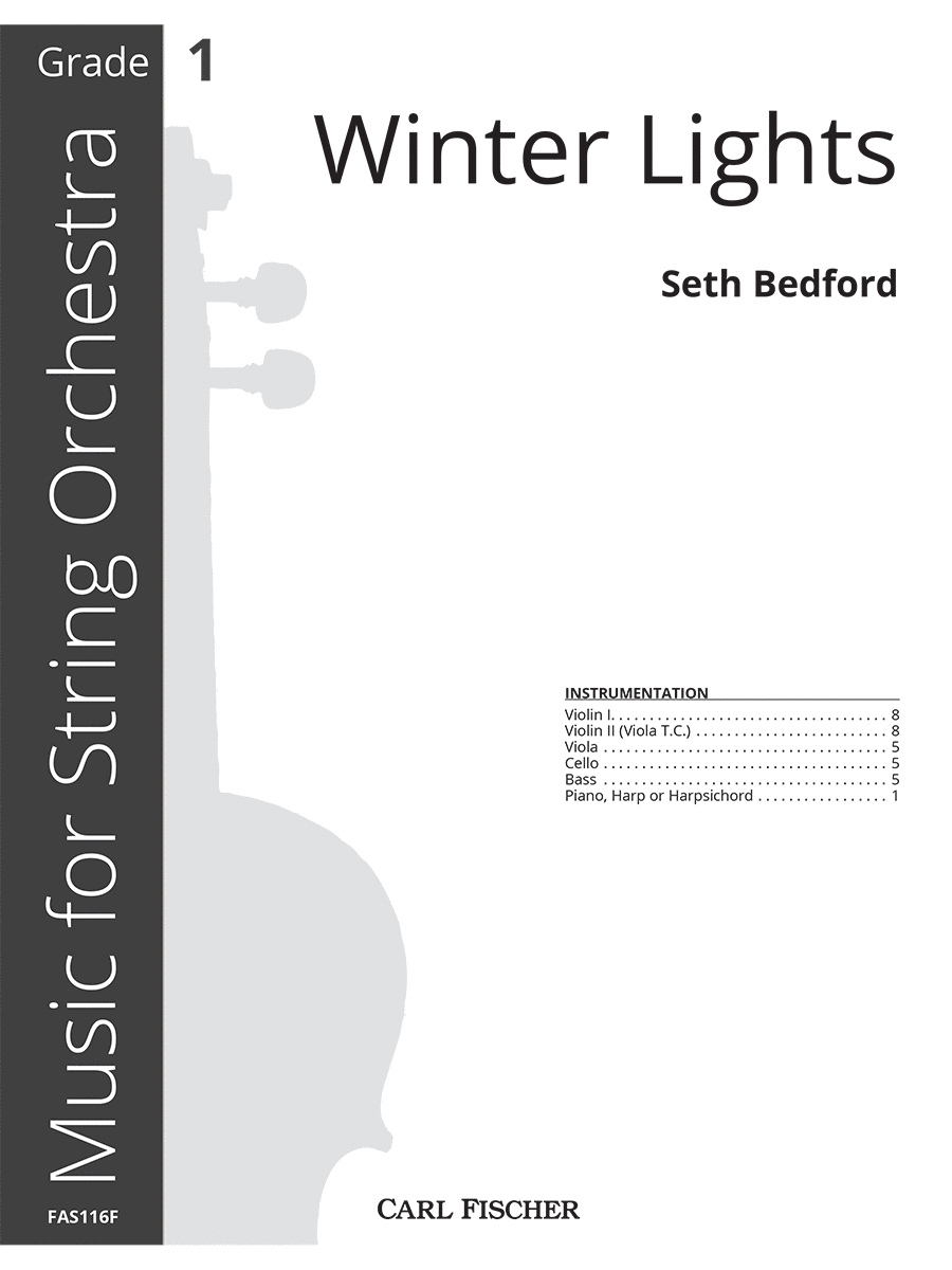 Winter Lights Orchestra scores gallery preview page 1