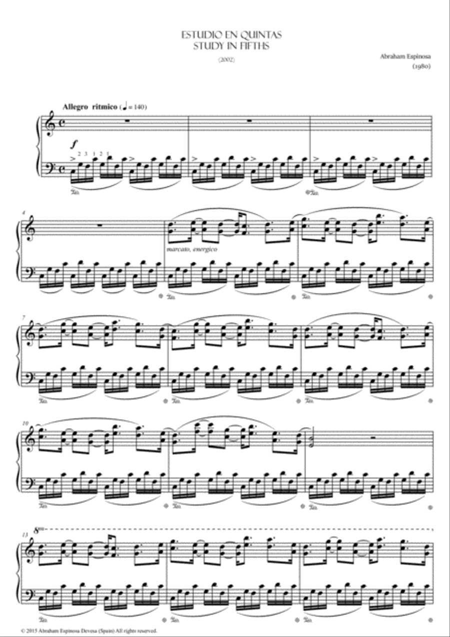 Estudio en quintas - Study in fifhts Piano Method scores gallery preview page 2