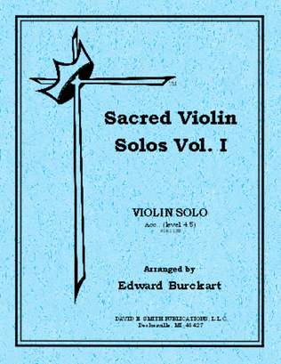 Book cover for Sacred Violin Solos Vol. One