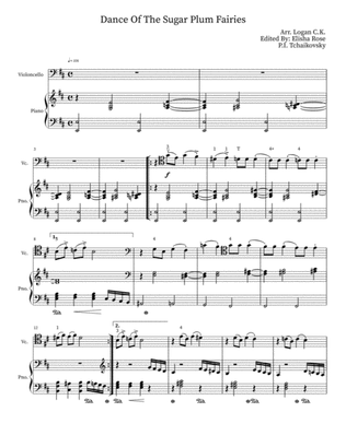 Dance of The Sugar Plum Fairies, From The Nutcracker Suite(Cello & Piano)