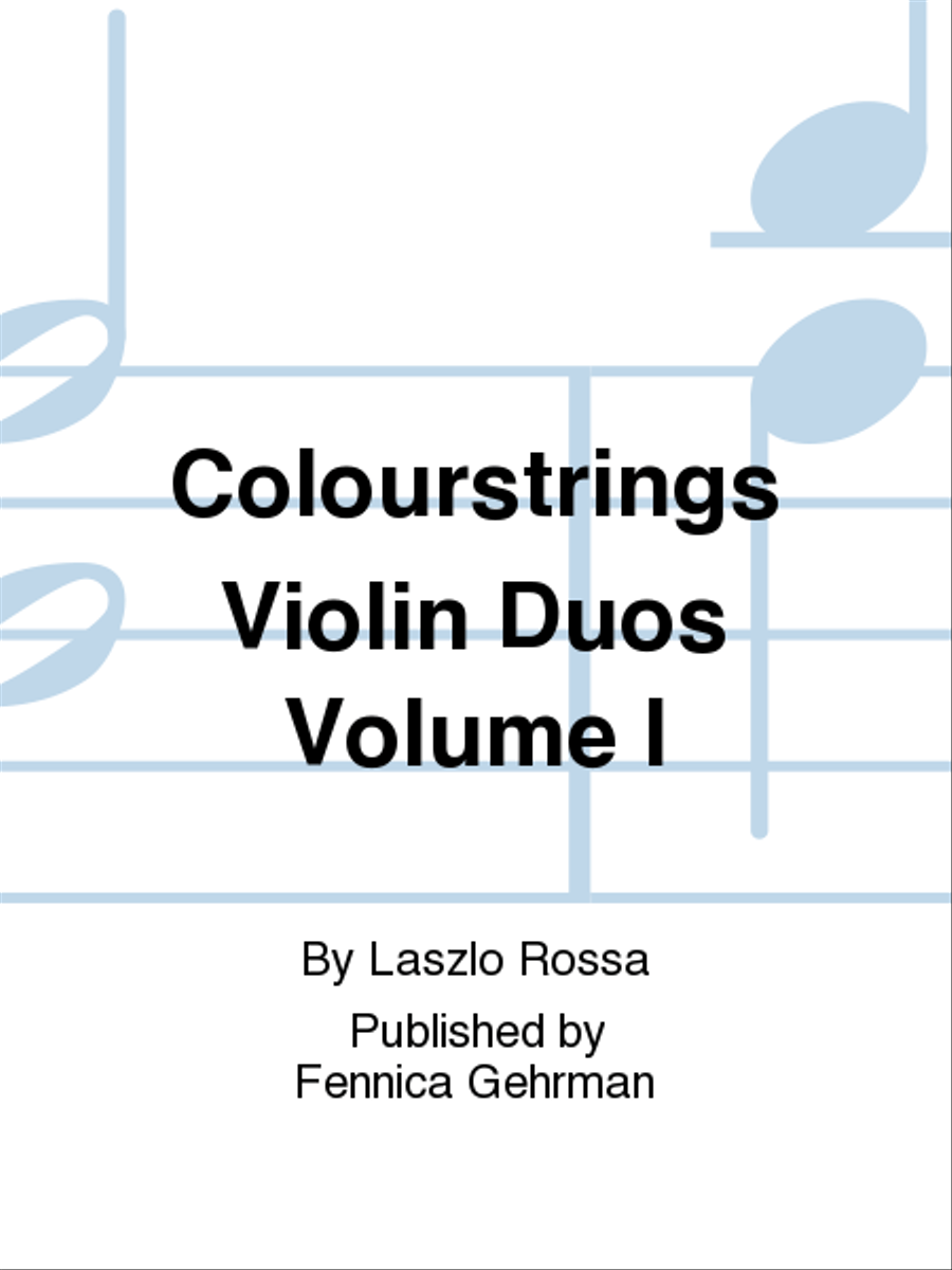 Colourstrings violin duos - Volume 1