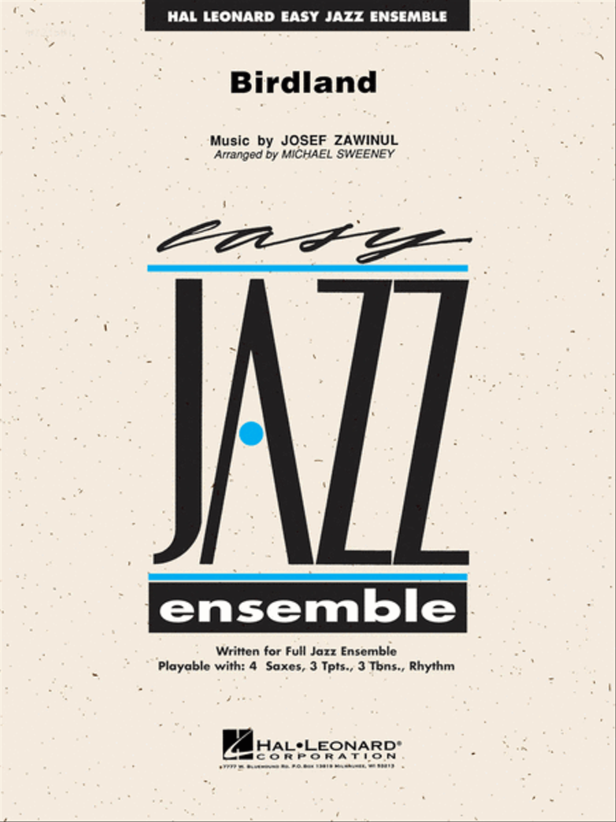 Birdland Jazz Ensemble scores gallery preview page 1