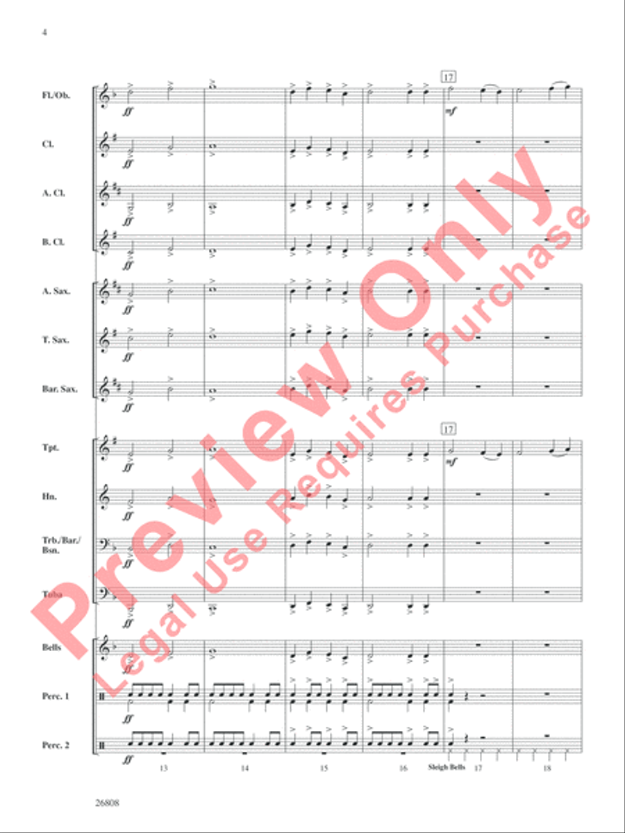 Defender of Time Concert Band scores gallery preview page 5
