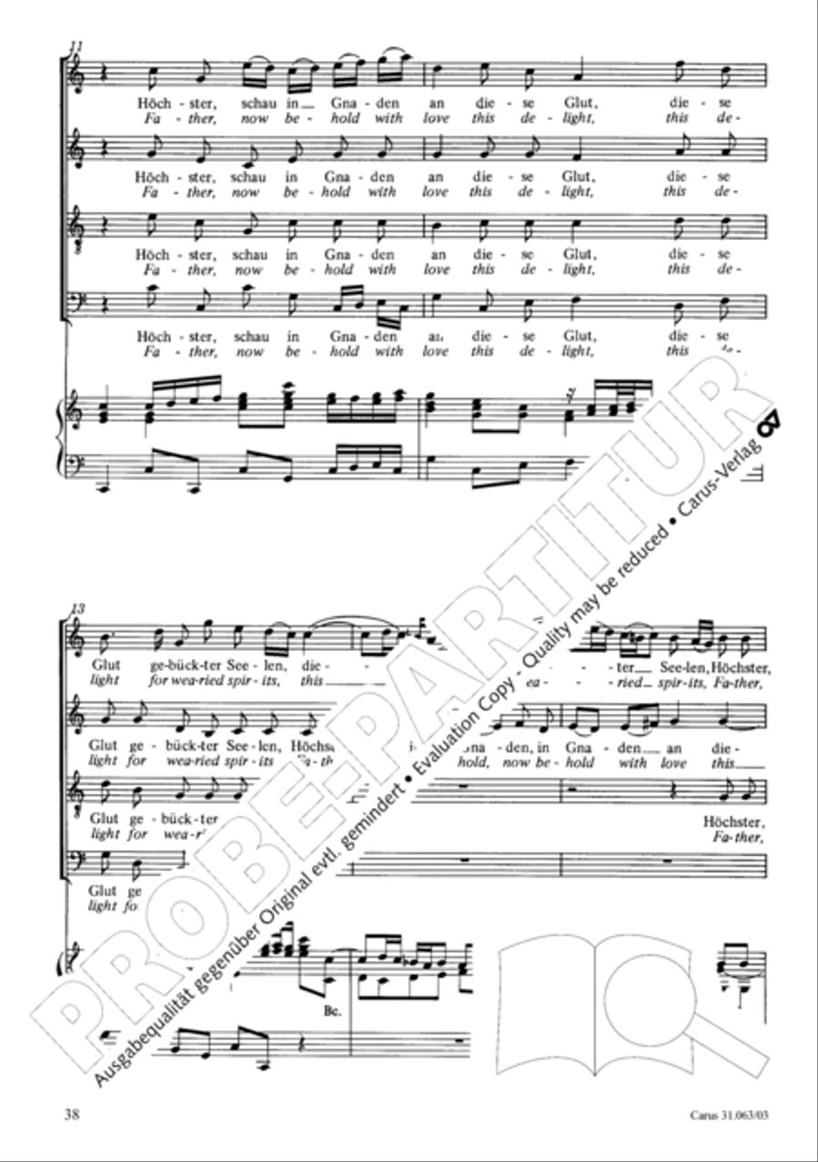 Christians, etch this blessed day (Christen, atzet diesen Tag) 4-Part scores gallery preview page 39