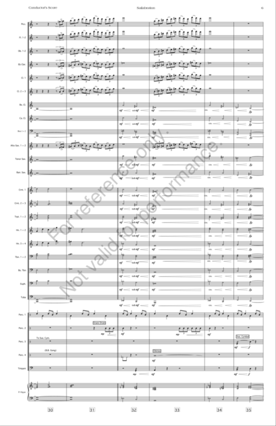 Sailabration Sailabration Concert Band scores gallery preview page 9
