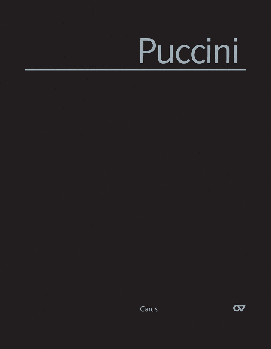 Edizione Nazionale delle Opere di Giacomo Puccini. II. Instrumental music; 1. Works for orchestra (vol. II/1) Score scores gallery preview page 1