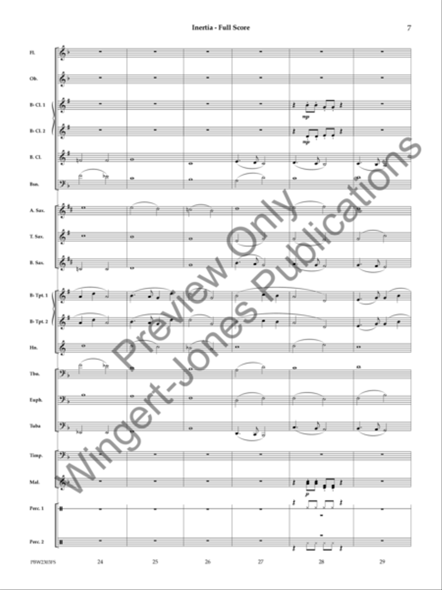 Inertia Concert Band scores gallery preview page 8
