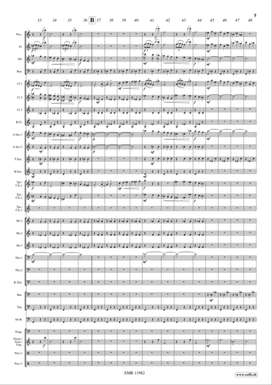 Spartacus Concert Band scores gallery preview page 6