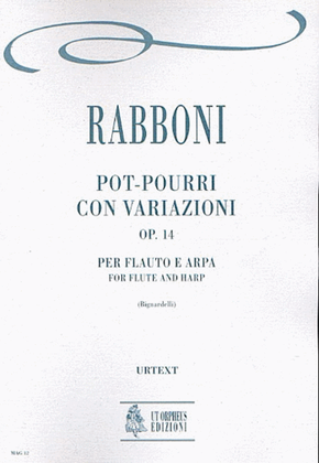 Pot-pourri with Variations Op. 14 for Flute and Harp