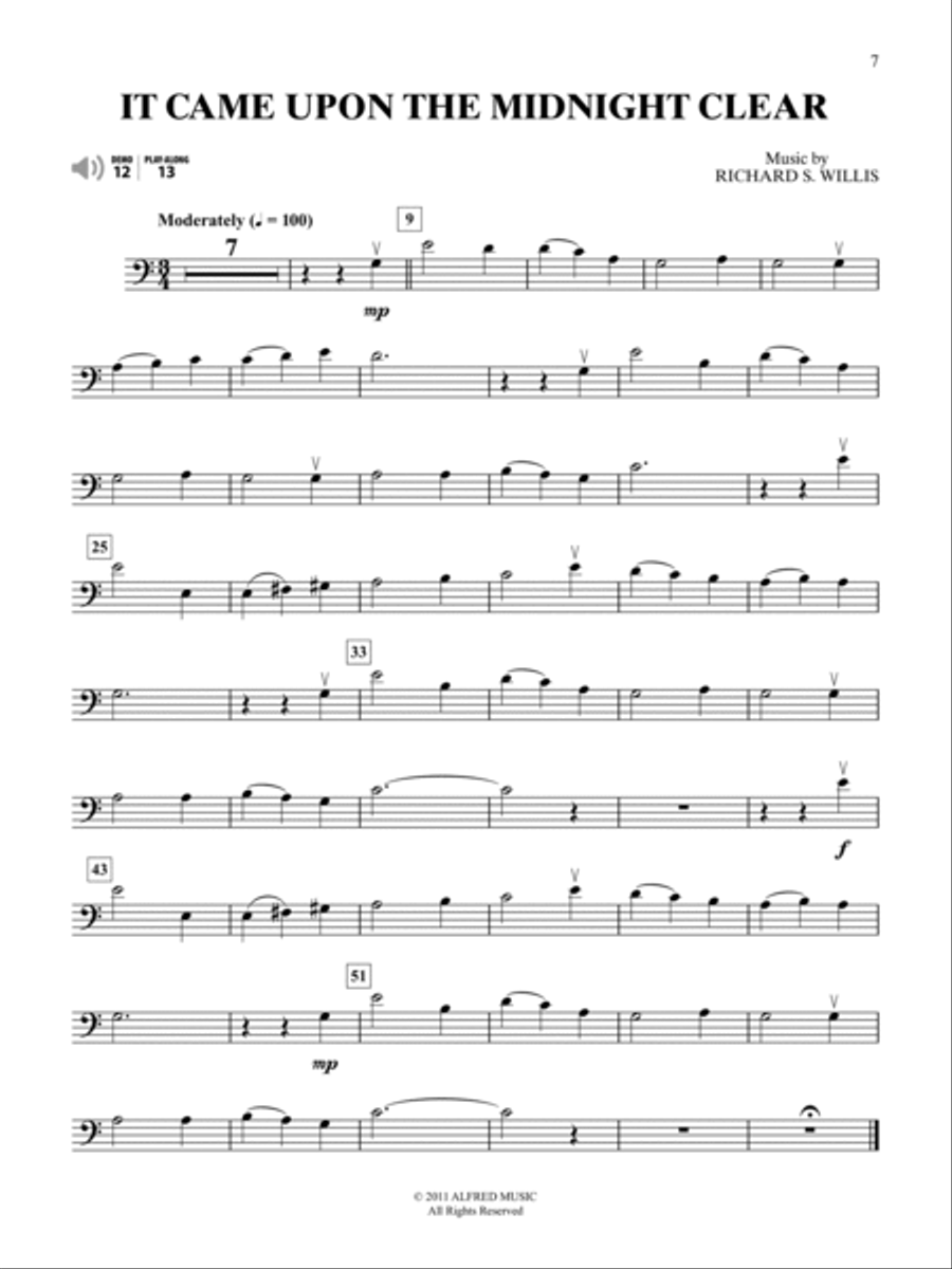 Easy Christmas Carols Instrumental Solos for Strings String Orchestra scores gallery preview page 4
