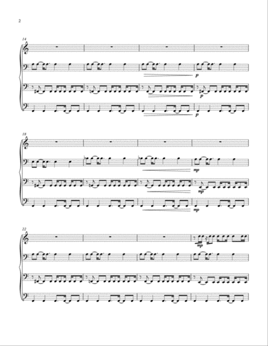 Parallax String Quartet scores gallery preview page 6
