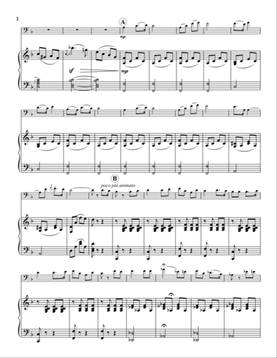 A Mes Yeux Enchantes Euphonium scores gallery preview page 2