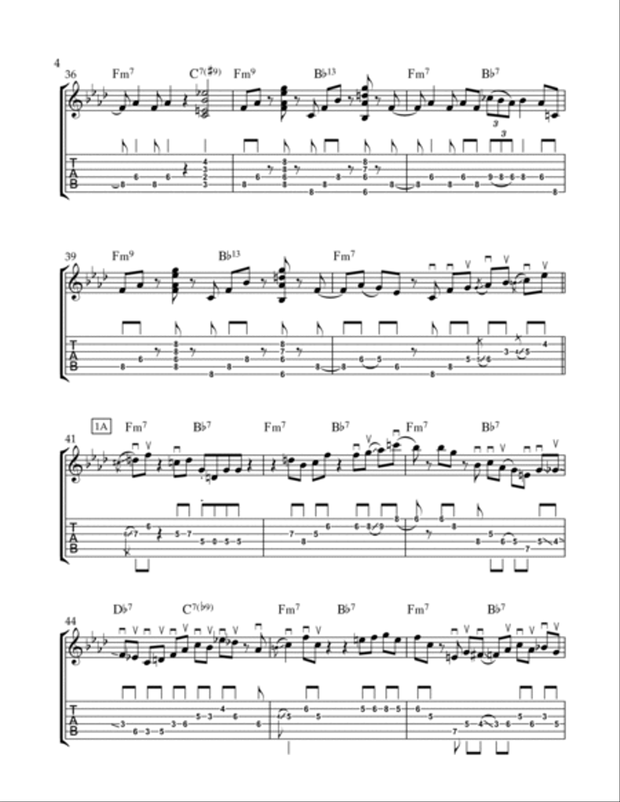 Full House Electric Guitar scores gallery preview page 4