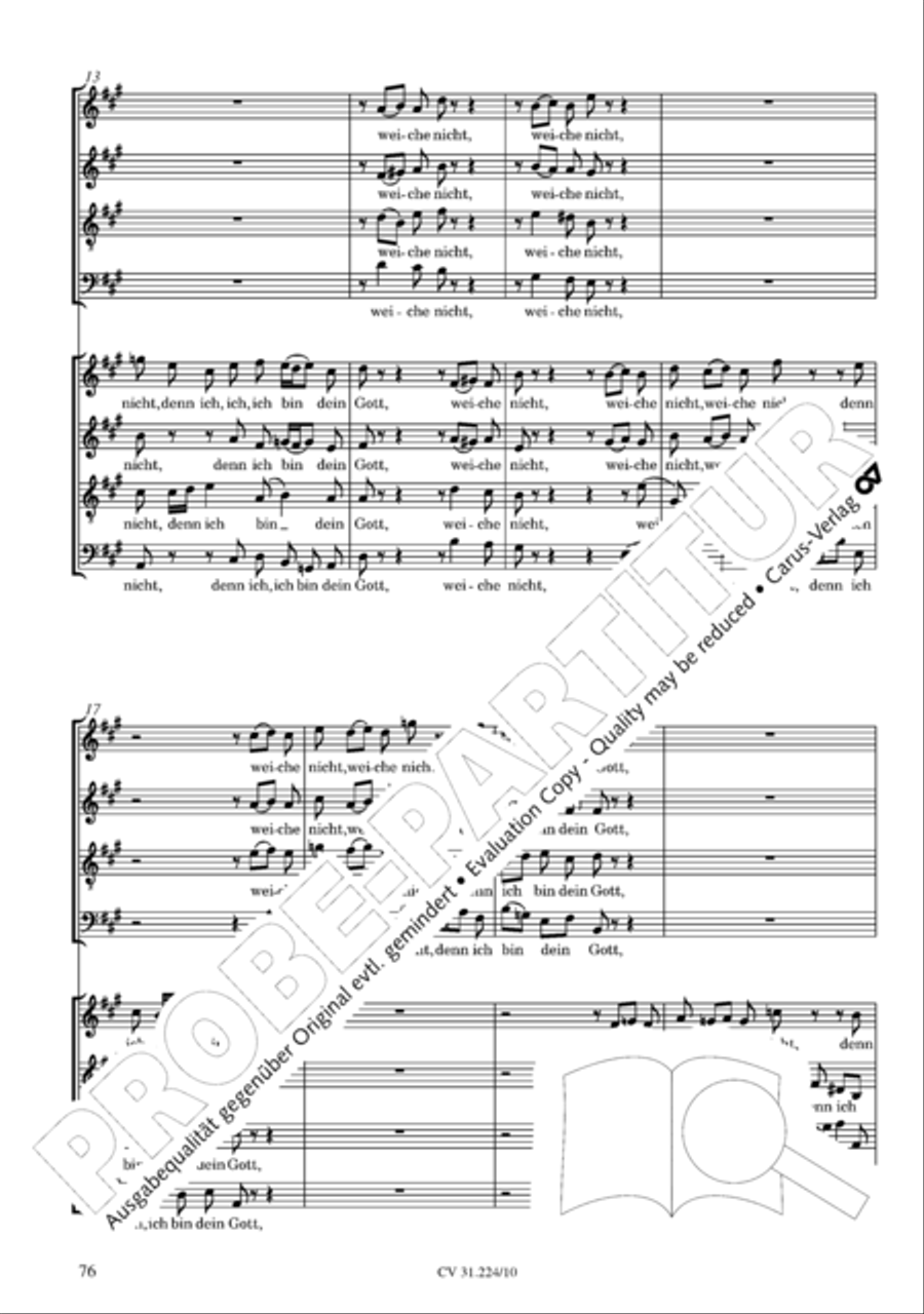 The complete motets (without Bc) Choir scores gallery preview page 83