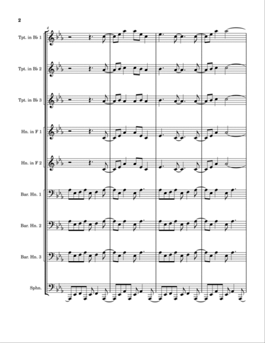 Linus And Lucy Linus And Lucy Brass Ensemble scores gallery preview page 2